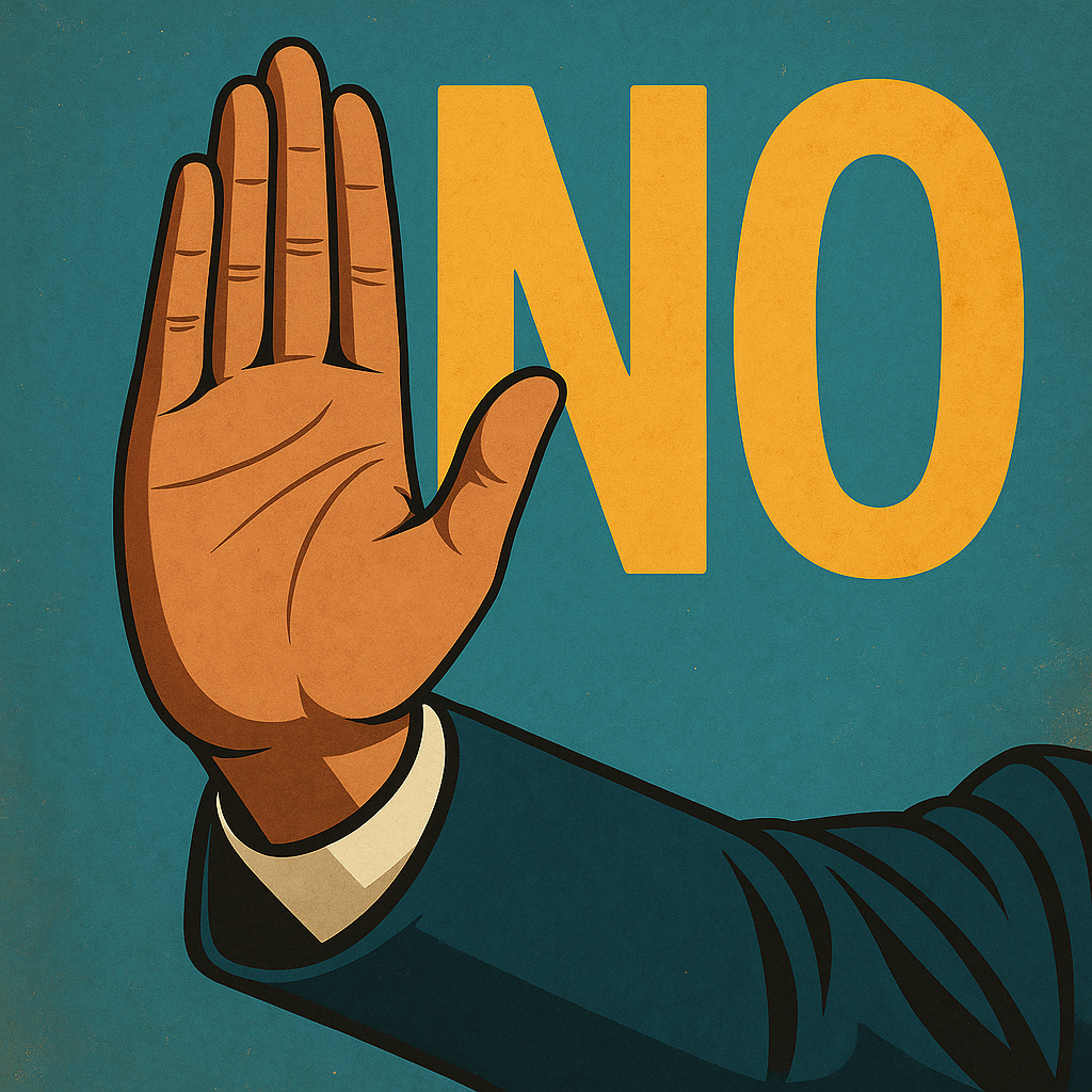 Why Saying No Is One of the Most Strategic Career Moves